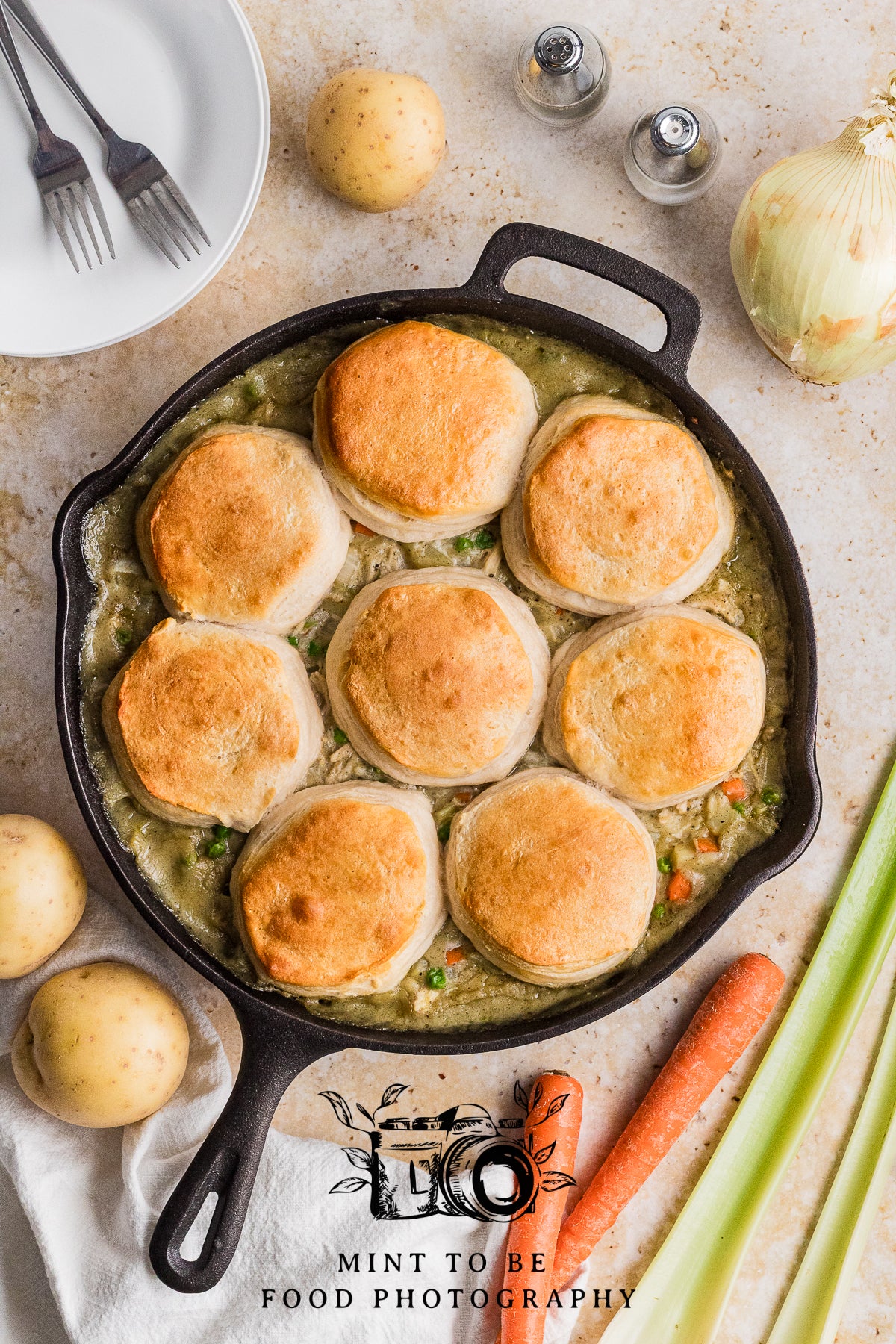 Chicken Pot Pie with Biscuit Topping (Exclusive)