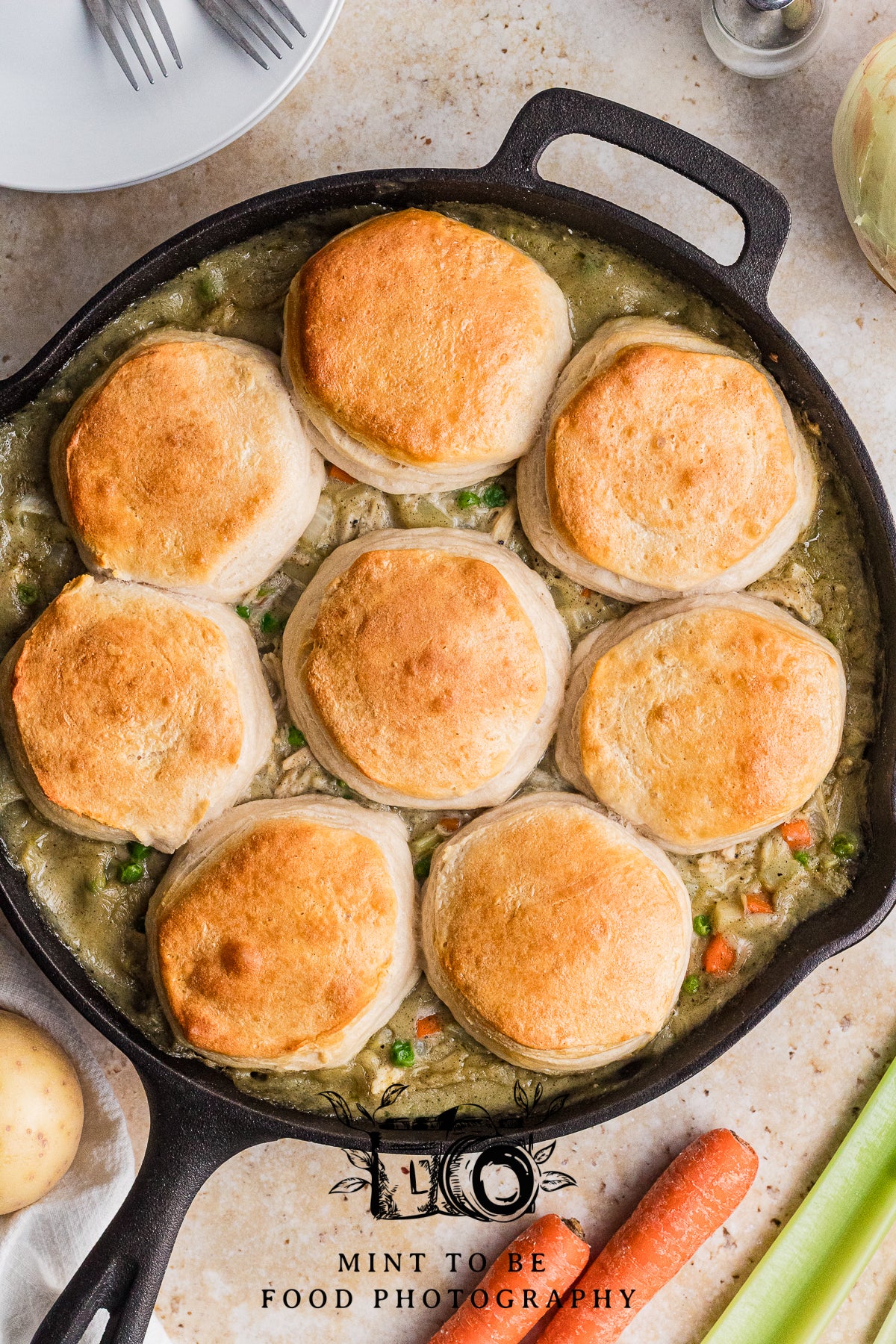Chicken Pot Pie with Biscuit Topping (Exclusive)