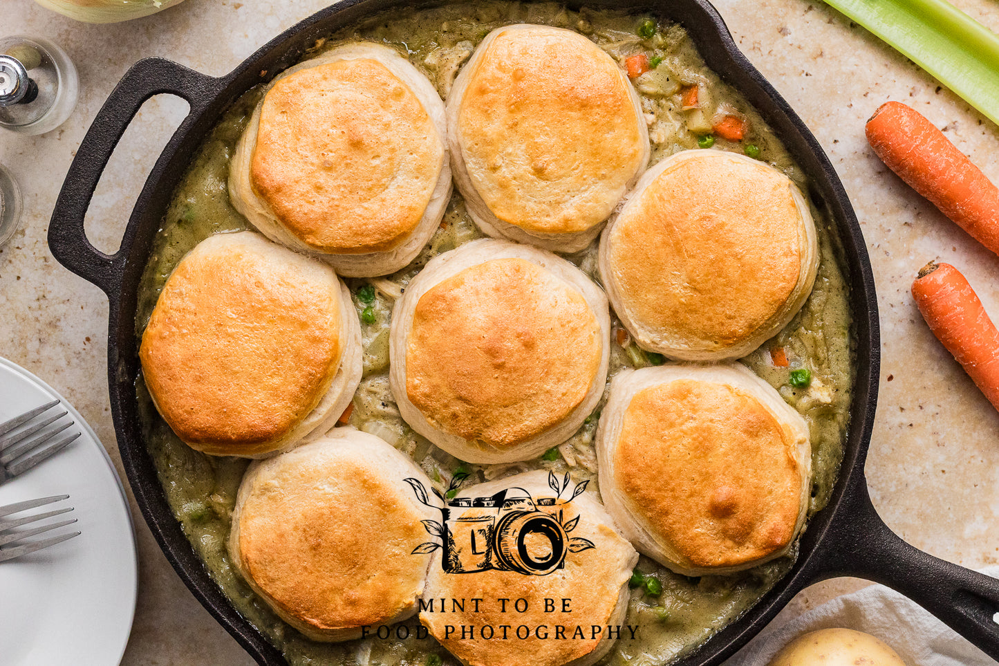 Chicken Pot Pie with Biscuit Topping (Exclusive)