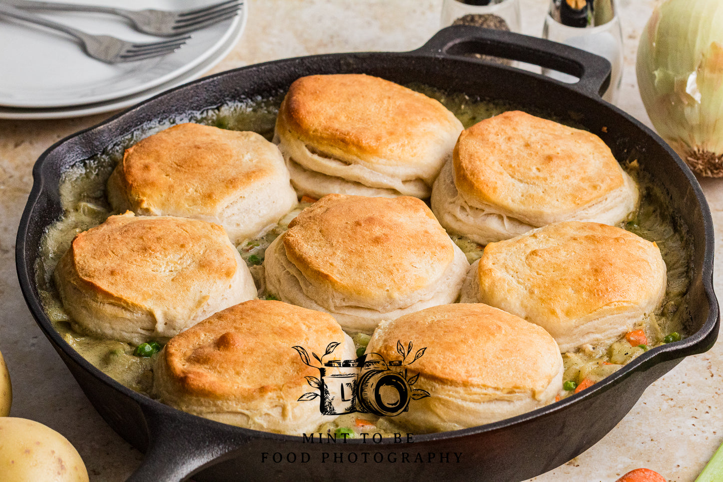 Chicken Pot Pie with Biscuit Topping (Exclusive)