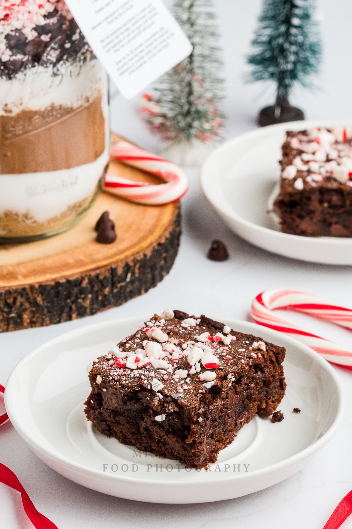 Peppermint Brownies in a Jar (Exclusive)