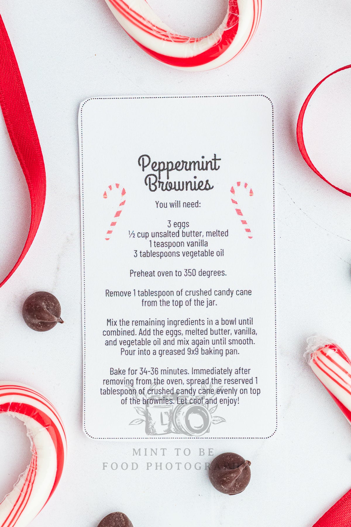 Peppermint Brownies in a Jar (Exclusive)