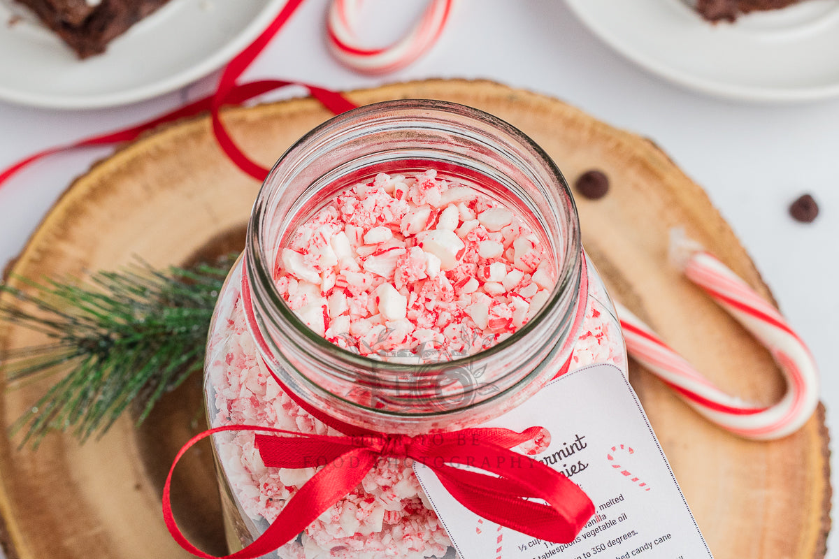 Peppermint Brownies in a Jar (Exclusive)