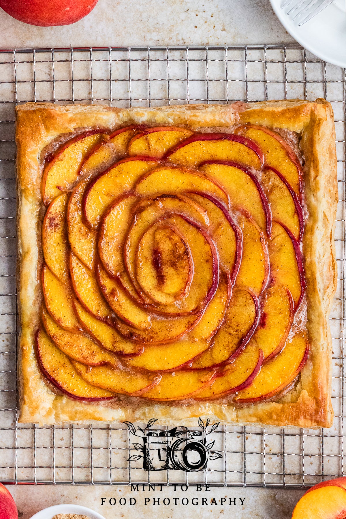 Peach Ricotta Tart (Exclusive)