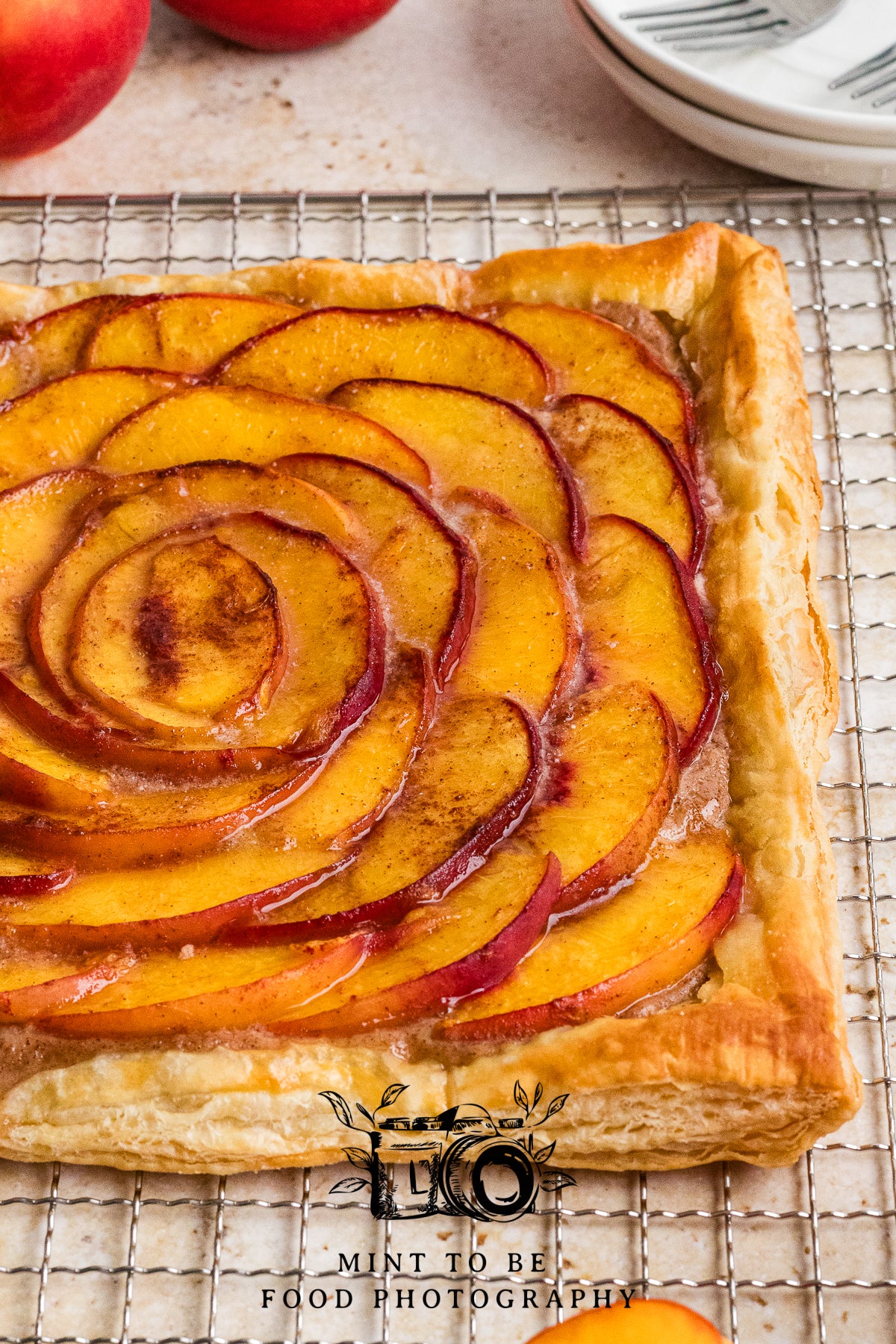 Peach Ricotta Tart (Exclusive)