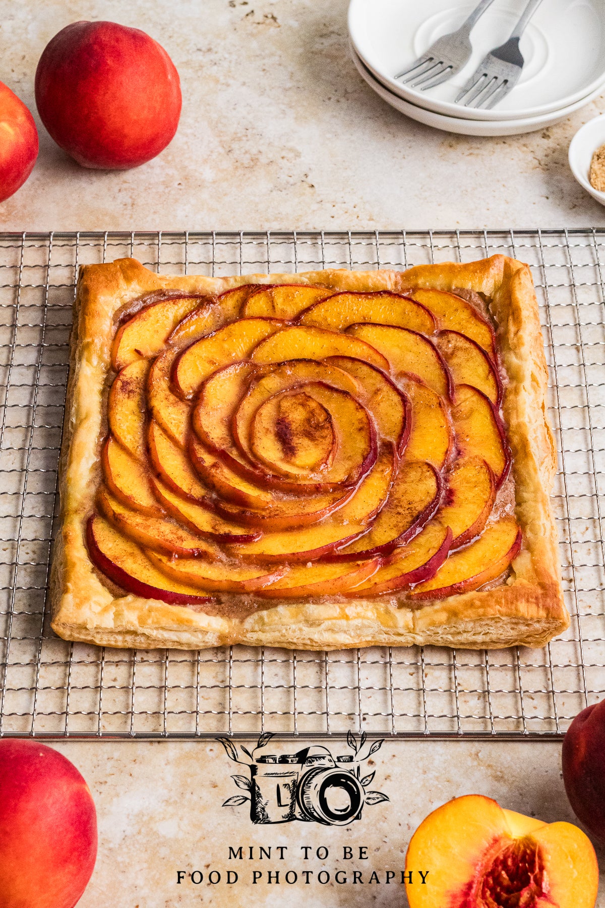 Peach Ricotta Tart (Exclusive)