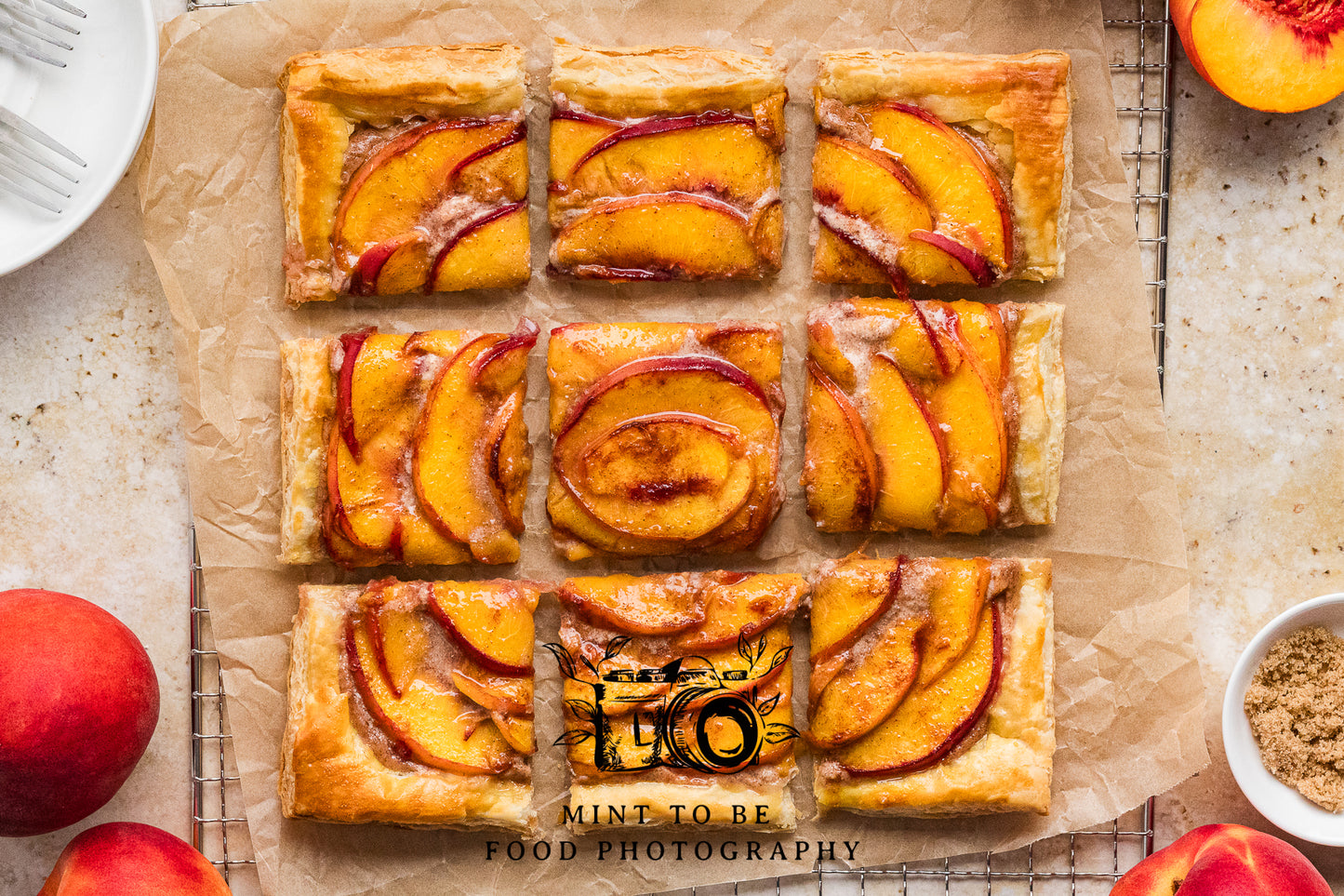 Peach Ricotta Tart (Exclusive)