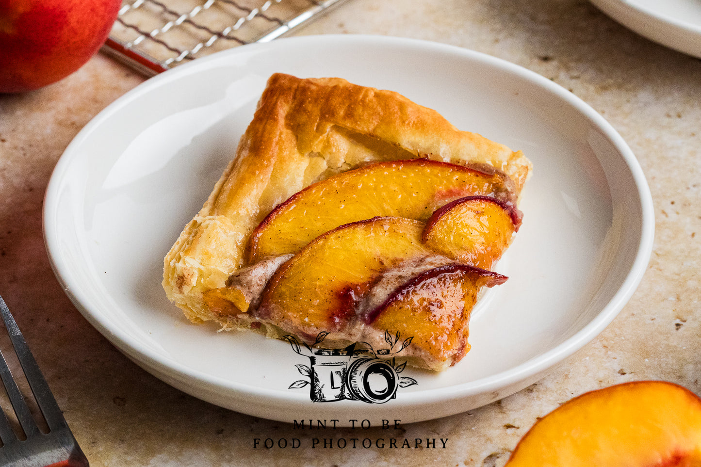 Peach Ricotta Tart (Exclusive)
