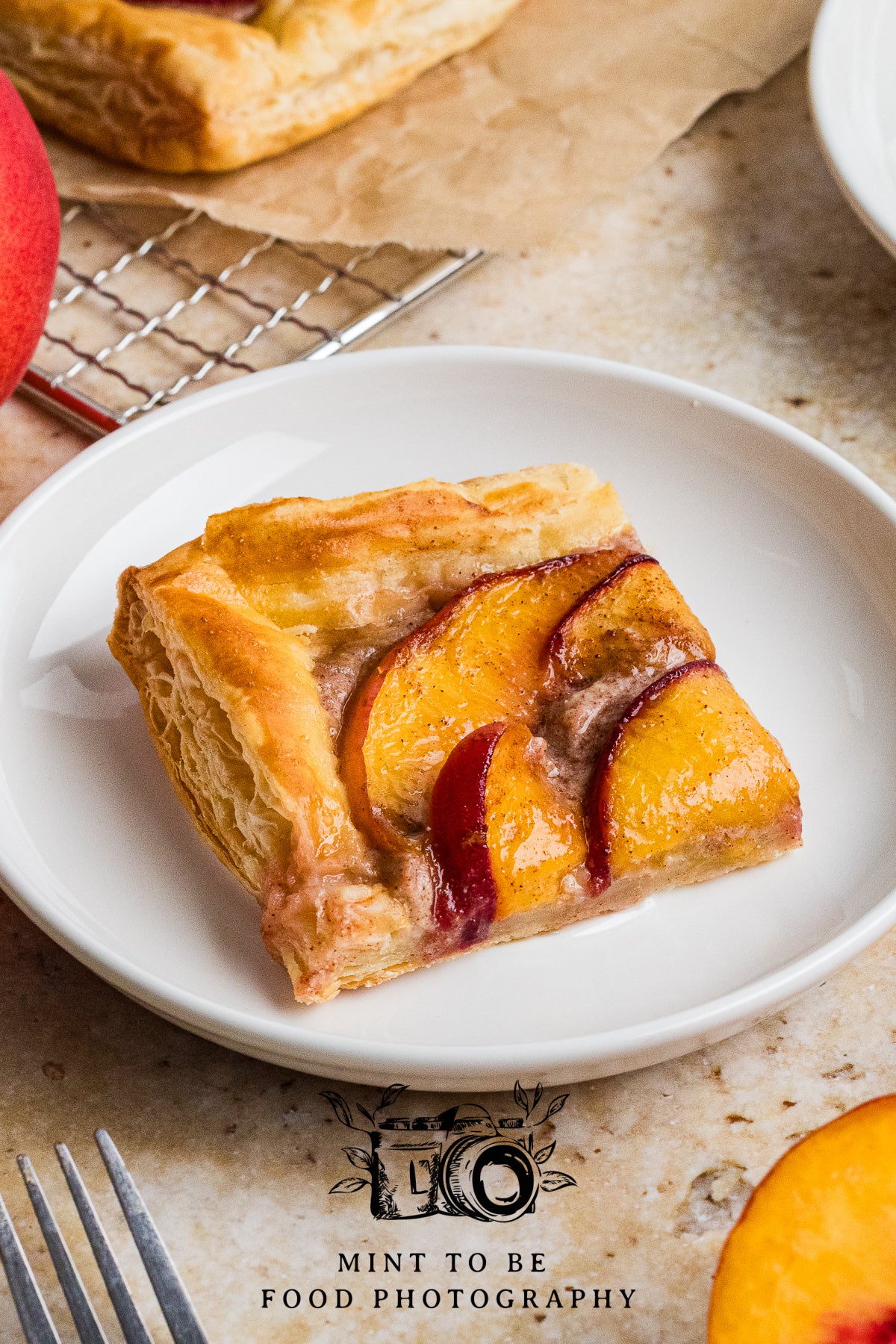 Peach Ricotta Tart (Exclusive)